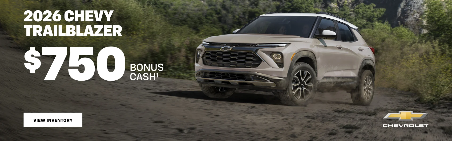 2026 Chevy Trailblazer.$750 Bonus Cash.